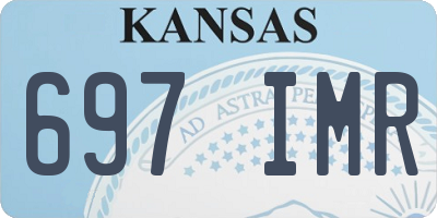 KS license plate 697IMR