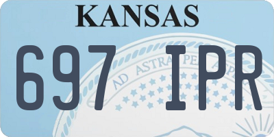 KS license plate 697IPR