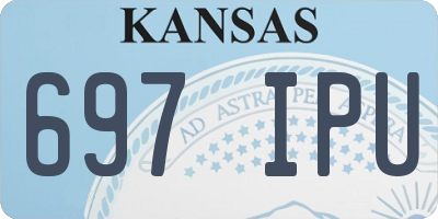KS license plate 697IPU