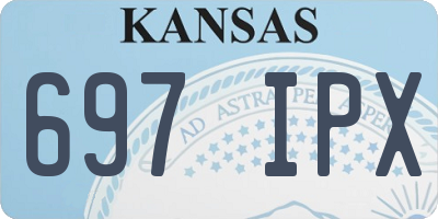 KS license plate 697IPX