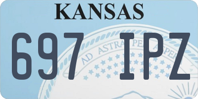 KS license plate 697IPZ