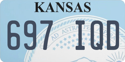 KS license plate 697IQD
