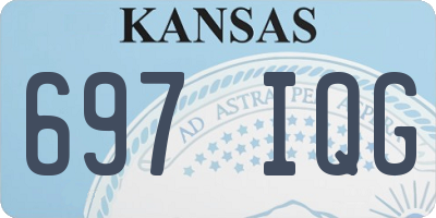 KS license plate 697IQG