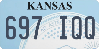 KS license plate 697IQQ