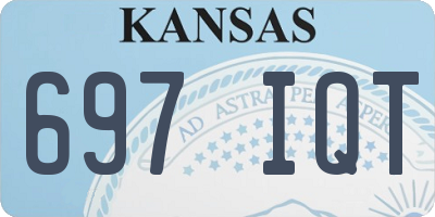 KS license plate 697IQT