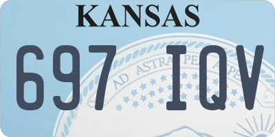KS license plate 697IQV