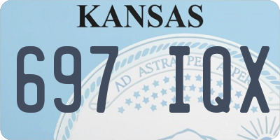 KS license plate 697IQX