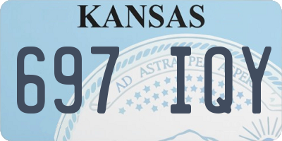 KS license plate 697IQY