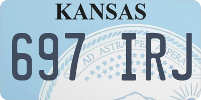 KS license plate 697IRJ