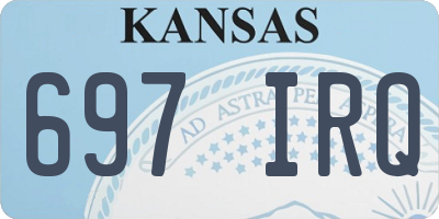 KS license plate 697IRQ