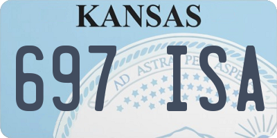 KS license plate 697ISA