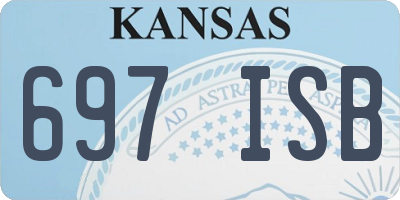 KS license plate 697ISB