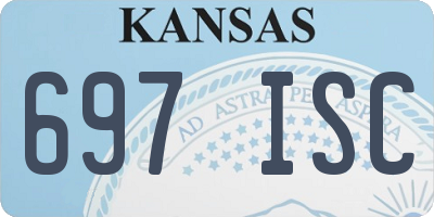 KS license plate 697ISC