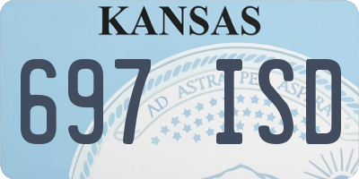 KS license plate 697ISD