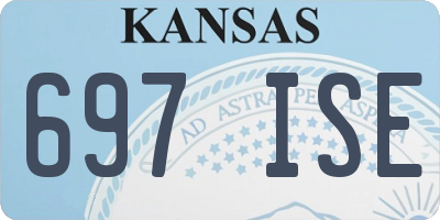 KS license plate 697ISE