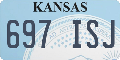 KS license plate 697ISJ