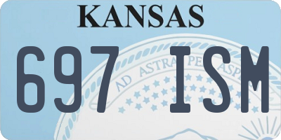 KS license plate 697ISM