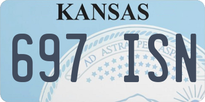 KS license plate 697ISN