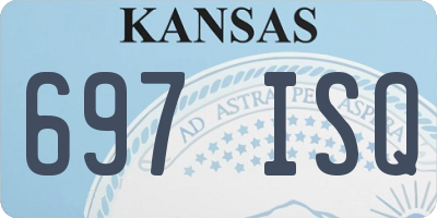 KS license plate 697ISQ