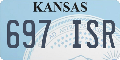 KS license plate 697ISR