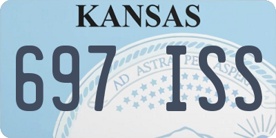 KS license plate 697ISS