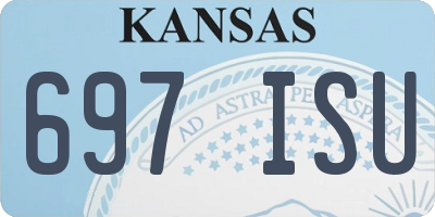 KS license plate 697ISU