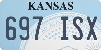 KS license plate 697ISX
