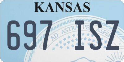 KS license plate 697ISZ