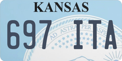 KS license plate 697ITA