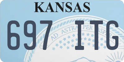 KS license plate 697ITG