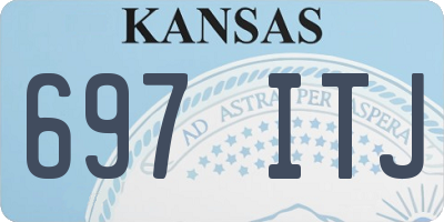 KS license plate 697ITJ