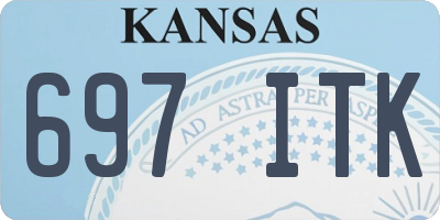 KS license plate 697ITK