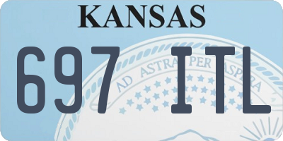 KS license plate 697ITL