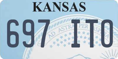 KS license plate 697ITO