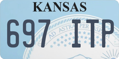 KS license plate 697ITP