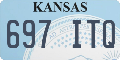 KS license plate 697ITQ