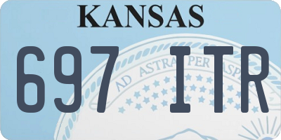 KS license plate 697ITR