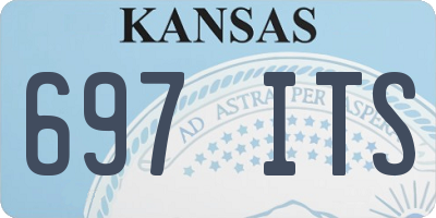 KS license plate 697ITS