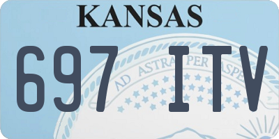 KS license plate 697ITV