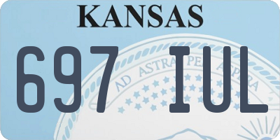 KS license plate 697IUL