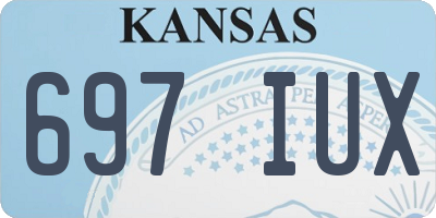 KS license plate 697IUX