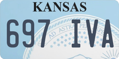 KS license plate 697IVA