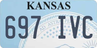 KS license plate 697IVC