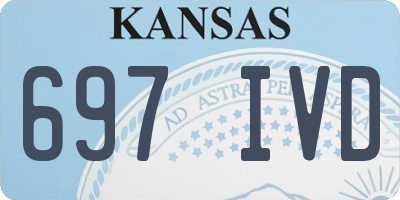 KS license plate 697IVD