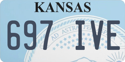 KS license plate 697IVE