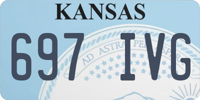 KS license plate 697IVG