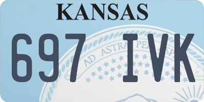 KS license plate 697IVK