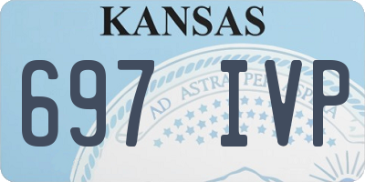 KS license plate 697IVP