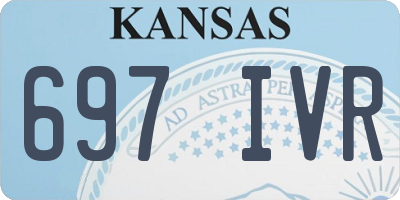 KS license plate 697IVR