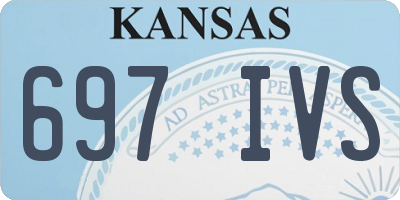 KS license plate 697IVS